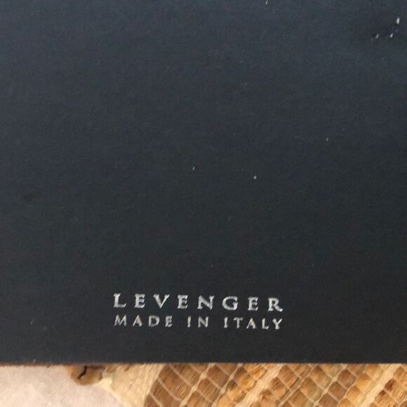 Levenger  Made in Italy large rustic leather embossed journal blank pages brown - Picture 2 of 8
